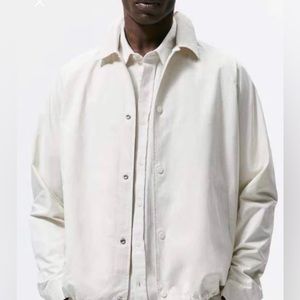 Zara Button Up Puffer Jacket XL